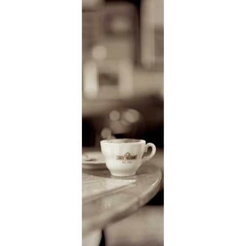 Tuscany Caffe - 3 White Modern Wood Framed Art Print by Blaustein, Alan