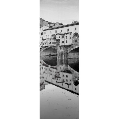 Ponte Vecchio - 1 Gold Ornate Wood Framed Art Print with Double Matting by Blaustein, Alan
