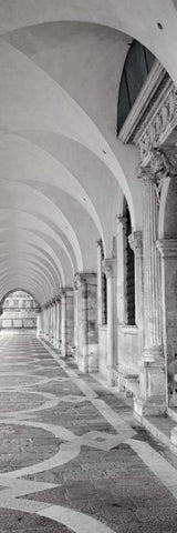 Venezia - 8 White Modern Wood Framed Art Print with Double Matting by Blaustein, Alan