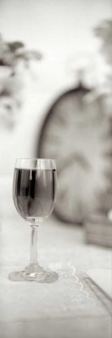 Wine - 5 White Modern Wood Framed Art Print with Double Matting by Blaustein, Alan