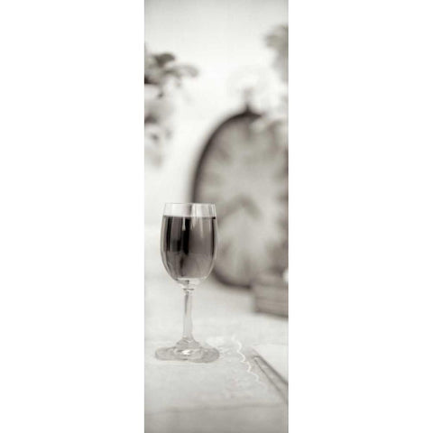 Wine - 5 White Modern Wood Framed Art Print by Blaustein, Alan