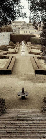 Tuscany - 16 White Modern Wood Framed Art Print with Double Matting by Blaustein, Alan