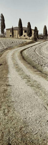 Tuscany - 17 White Modern Wood Framed Art Print with Double Matting by Blaustein, Alan