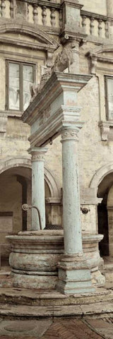 Tuscany - 18 Black Ornate Wood Framed Art Print with Double Matting by Blaustein, Alan