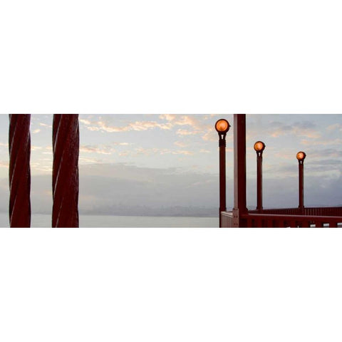 Golden Gate Bridge - 41 Black Modern Wood Framed Art Print with Double Matting by Blaustein, Alan