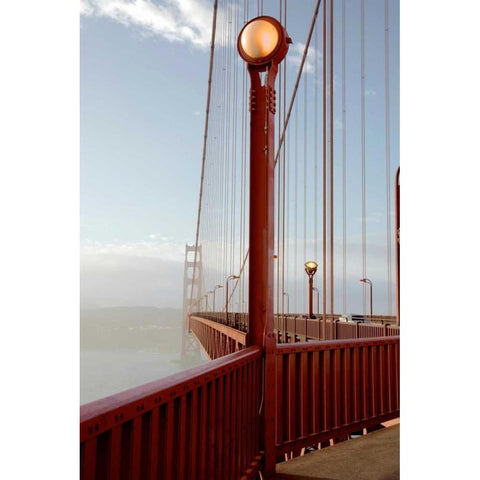 Golden Gate Bridge - 44 Gold Ornate Wood Framed Art Print with Double Matting by Blaustein, Alan