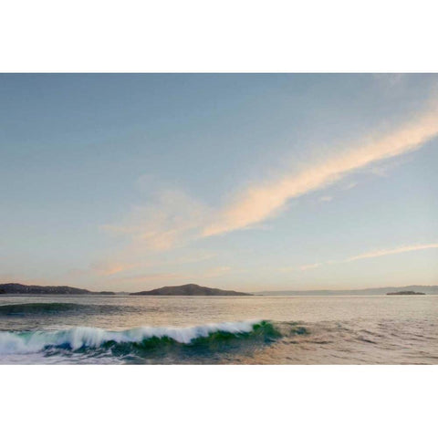 SF Bay - 2 Black Modern Wood Framed Art Print by Blaustein, Alan