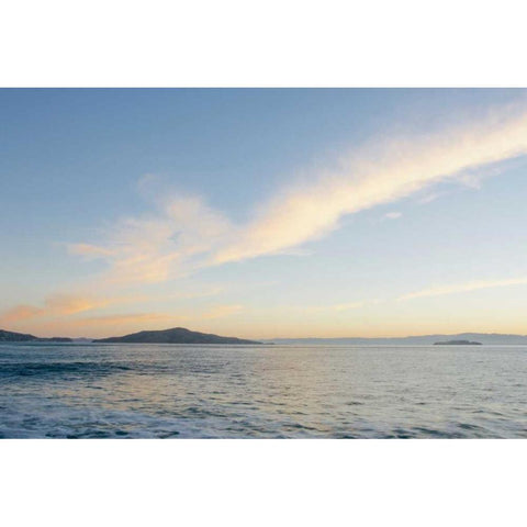 SF Bay - 1 Black Modern Wood Framed Art Print with Double Matting by Blaustein, Alan
