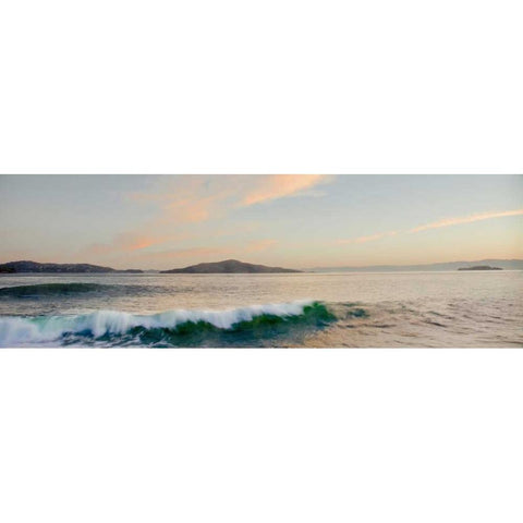 SF Bay - 3 Black Modern Wood Framed Art Print by Blaustein, Alan