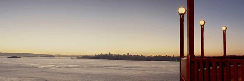 Golden Gate Bridge - 37 Black Ornate Wood Framed Art Print with Double Matting by Blaustein, Alan