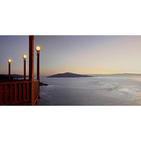 Golden Gate Bridge - 38 Black Modern Wood Framed Art Print with Double Matting by Blaustein, Alan