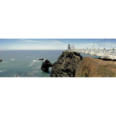 Point Bonita - 2 Black Modern Wood Framed Art Print by Blaustein, Alan
