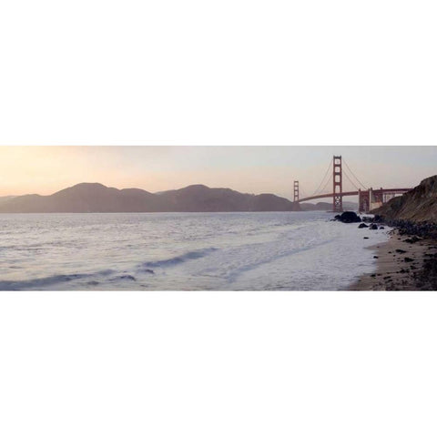 Marshall Beach - 2 Gold Ornate Wood Framed Art Print with Double Matting by Blaustein, Alan