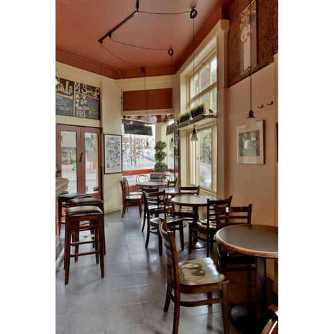 MarioÃ¢â‚¬â„¢s Cigar Store - 137 Black Modern Wood Framed Art Print by Blaustein, Alan