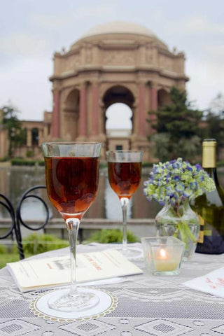 Dream Cafe Palace Of Fine Art - 26 Black Ornate Wood Framed Art Print with Double Matting by Blaustein, Alan