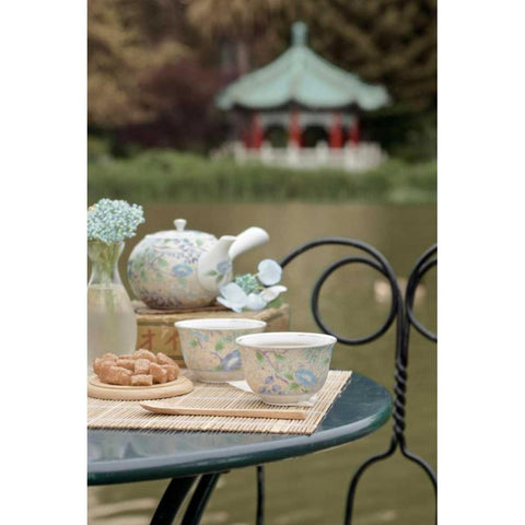 Dream Cafe Stow Lake - 50 Gold Ornate Wood Framed Art Print with Double Matting by Blaustein, Alan