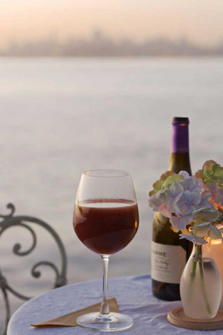 Dream Cafe Golden Gate Bridge - 73 Black Ornate Wood Framed Art Print with Double Matting by Blaustein, Alan