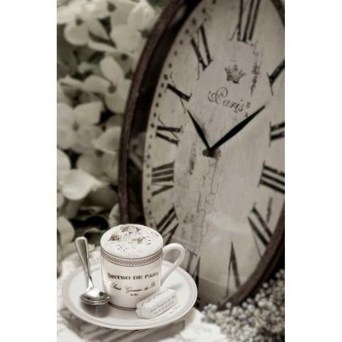 Dream Cafe Bistro De Paris - 41 Black Modern Wood Framed Art Print with Double Matting by Blaustein, Alan