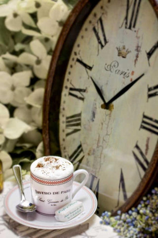 Dream Cafe Bistro De Paris - 40 Black Ornate Wood Framed Art Print with Double Matting by Blaustein, Alan