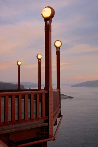 Golden Gate Bridge - 48 Black Ornate Wood Framed Art Print with Double Matting by Blaustein, Alan