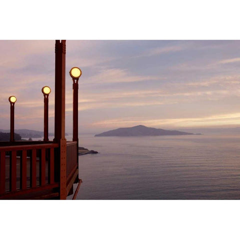 Golden Gate Bridge - 49 Black Modern Wood Framed Art Print with Double Matting by Blaustein, Alan