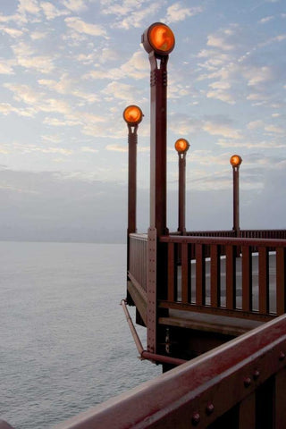 Golden Gate Bridge - 43 White Modern Wood Framed Art Print with Double Matting by Blaustein, Alan