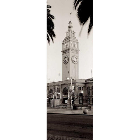 Ferry Blg Pano - 2 Black Modern Wood Framed Art Print by Blaustein, Alan