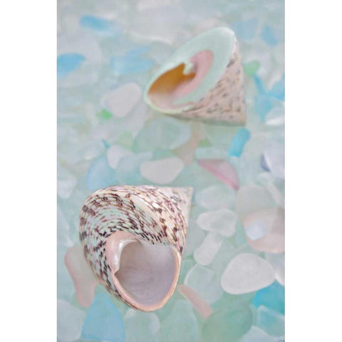 Crystal Harbor - 5 Gold Ornate Wood Framed Art Print with Double Matting by Blaustein, Alan