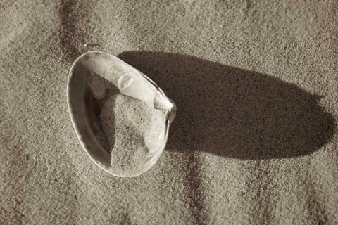 Crystal Harbor - 35 White Modern Wood Framed Art Print with Double Matting by Blaustein, Alan