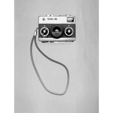 Retro Point and Shoot - 7 White Modern Wood Framed Art Print by Blaustein, Alan