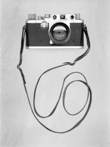 Retro Point and Shoot - 13 White Modern Wood Framed Art Print with Double Matting by Blaustein, Alan