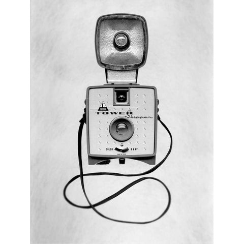 Retro Point and Shoot - 15 White Modern Wood Framed Art Print by Blaustein, Alan