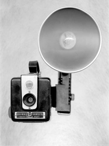 Retro Point and Shoot - 18 Black Ornate Wood Framed Art Print with Double Matting by Blaustein, Alan