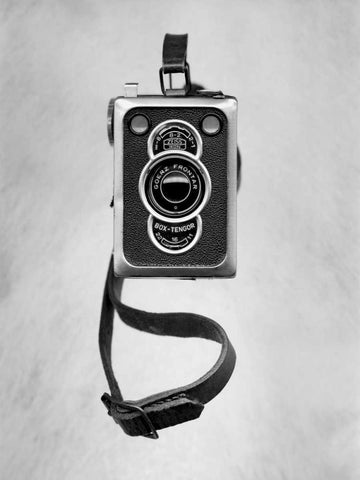 Retro Point and Shoot - 20 Black Ornate Wood Framed Art Print with Double Matting by Blaustein, Alan