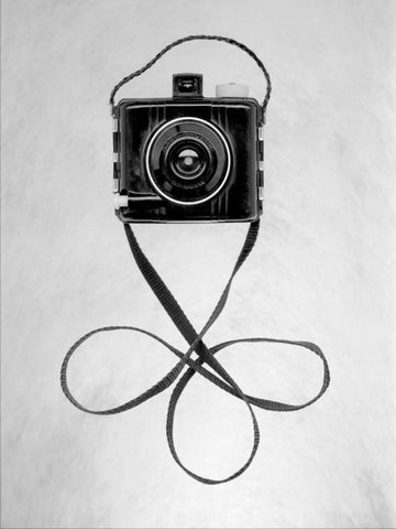 Retro Point and Shoot - 22 White Modern Wood Framed Art Print with Double Matting by Blaustein, Alan