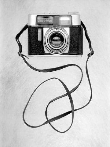 Retro Point and Shoot - 27 White Modern Wood Framed Art Print with Double Matting by Blaustein, Alan