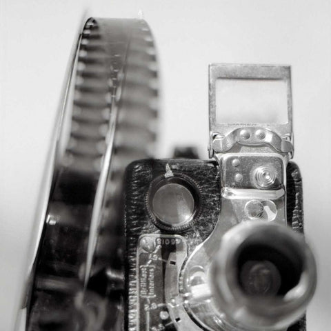 Retro Point and Shoot - 35 White Modern Wood Framed Art Print by Blaustein, Alan