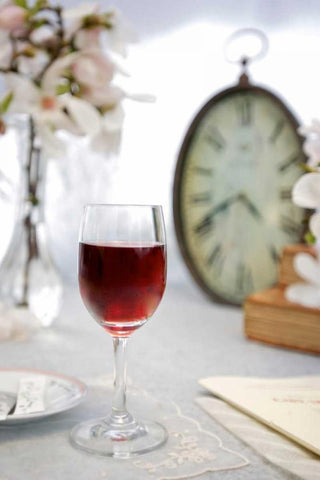 Wine - 7 White Modern Wood Framed Art Print with Double Matting by Blaustein, Alan