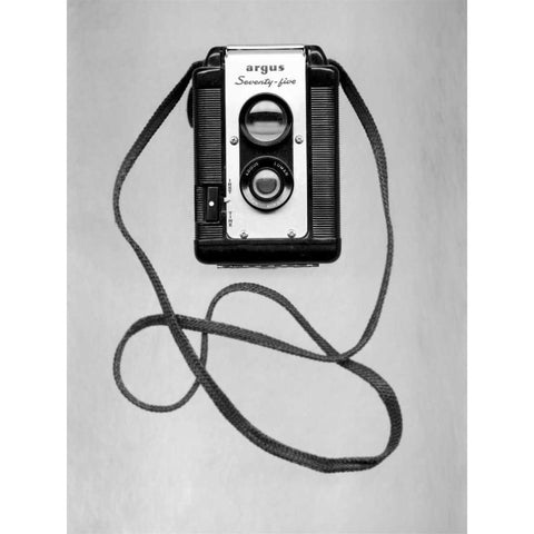 Retro Point and Shoot - 1 White Modern Wood Framed Art Print by Blaustein, Alan