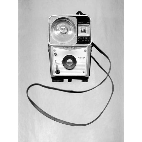 Retro Point and Shoot - 2 White Modern Wood Framed Art Print by Blaustein, Alan