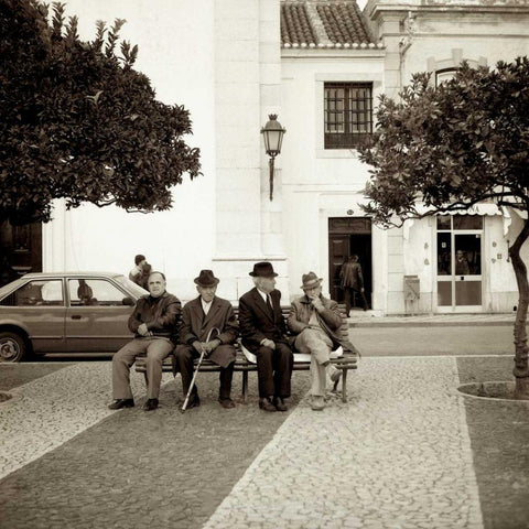 Granada - 1 Gold Ornate Wood Framed Art Print with Double Matting by Blaustein, Alan