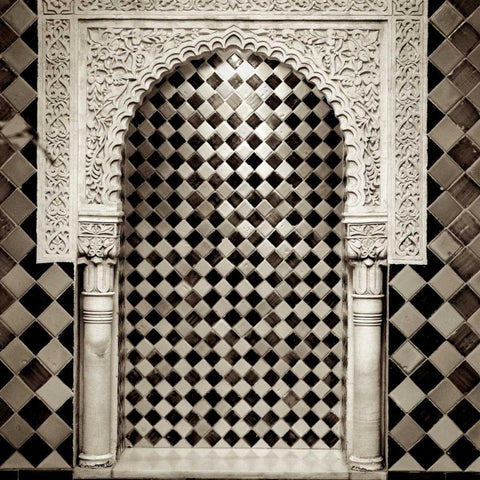 EspaÃƒÂ±a - 5 Black Ornate Wood Framed Art Print with Double Matting by Blaustein, Alan