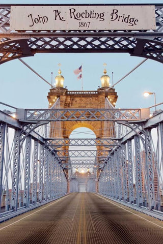 Spirit White Modern Wood Framed Art Print with Double Matting by Blaustein, Alan