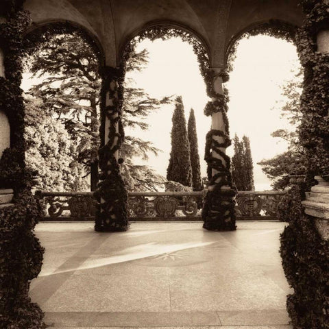 Castelfranco Veneto Black Modern Wood Framed Art Print with Double Matting by Blaustein, Alan