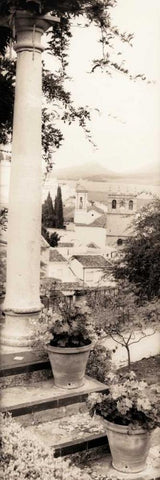 Casa del Rey Moro White Modern Wood Framed Art Print with Double Matting by Blaustein, Alan