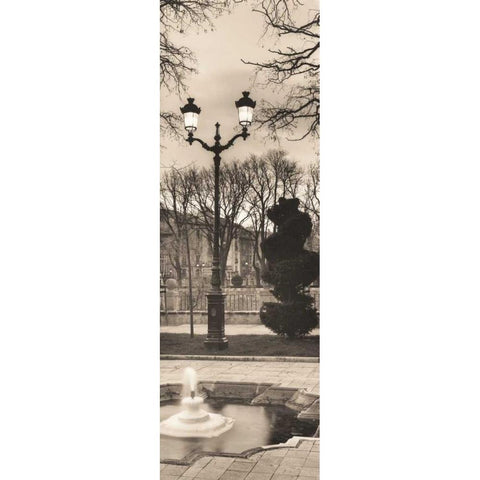 Plaza de Castilla Burgos White Modern Wood Framed Art Print by Blaustein, Alan