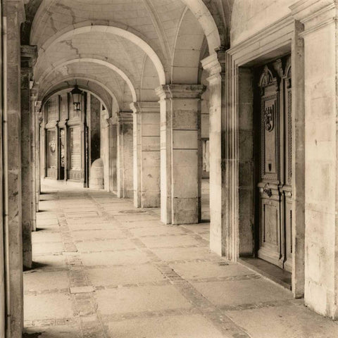 Salamanca Castilla y Leon White Modern Wood Framed Art Print with Double Matting by Blaustein, Alan