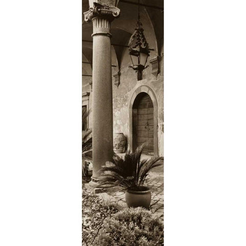 Portico - Umbria Black Modern Wood Framed Art Print by Blaustein, Alan