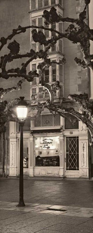 Pasteleria Espana Black Ornate Wood Framed Art Print with Double Matting by Blaustein, Alan