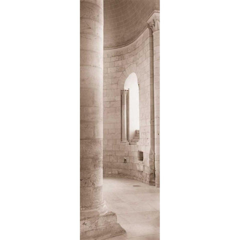 Les Colonnes III Black Modern Wood Framed Art Print by Blaustein, Alan